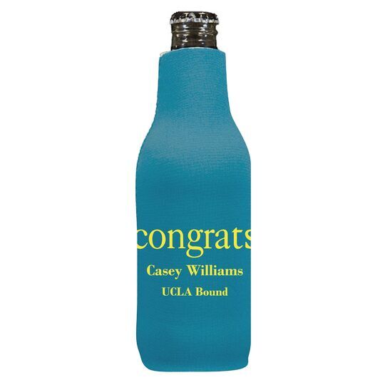 Big Word Congrats Bottle Huggers